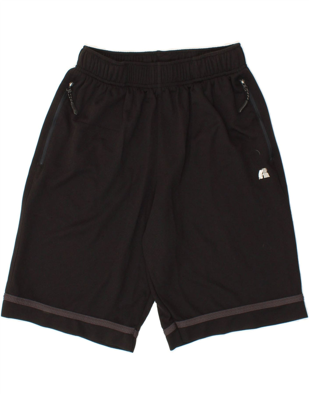 RUSSELL ATHLETIC Mens Sport Shorts Medium  Black Polyester Vintage Russell Athletic and Second-Hand Russell Athletic from Messina Hembry 