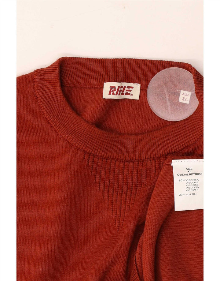 Rifle Pull col rond homme XL Orange Viscose