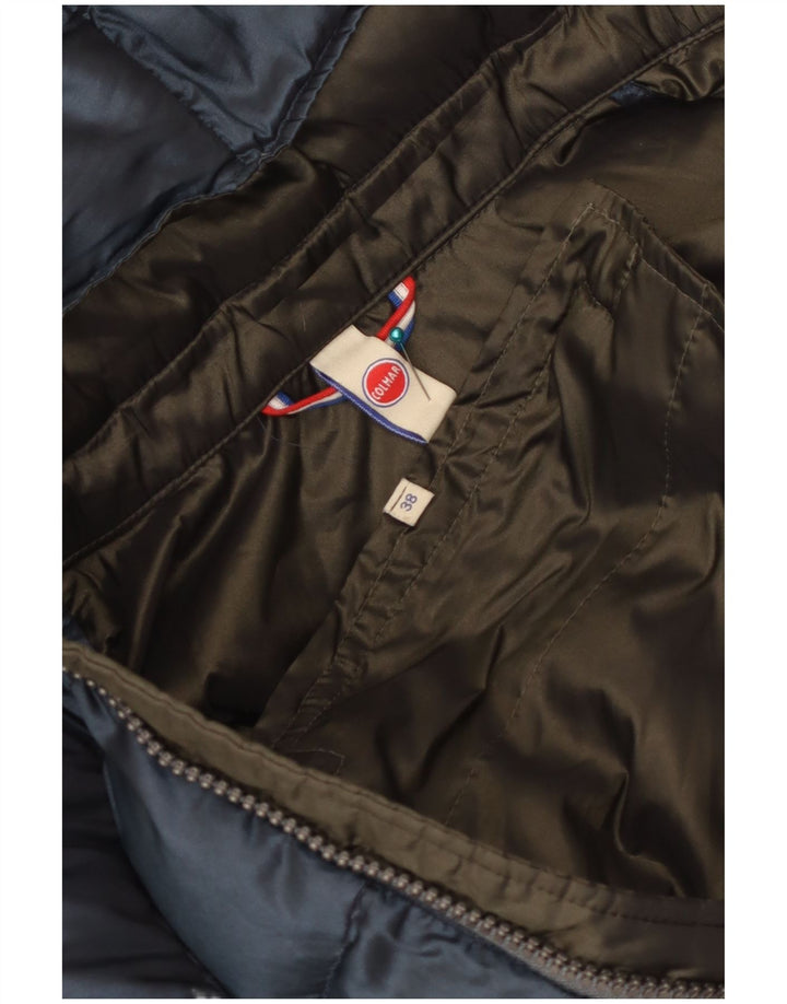 Colmar Veste matelassée à capuche pour femme EU 38 Small Bleu marine