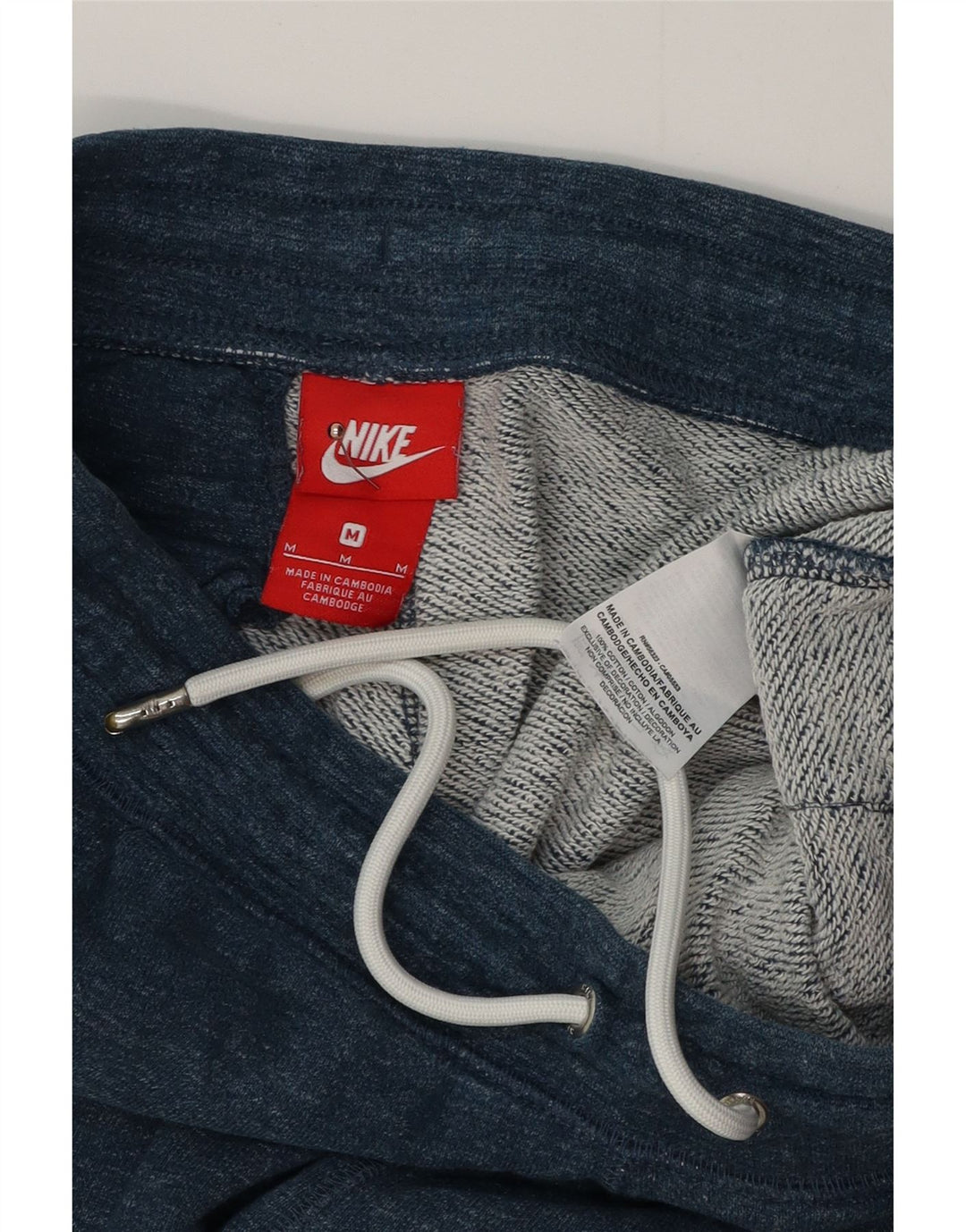 Nike Pantalon de survêtement pour homme en coton bleu moyen