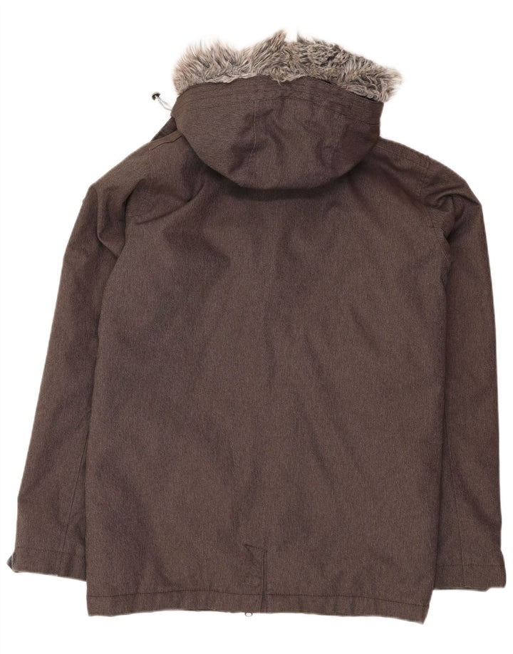O'Neill Veste coupe-vent à capuche pour homme UK 36 Small Gris Polyester