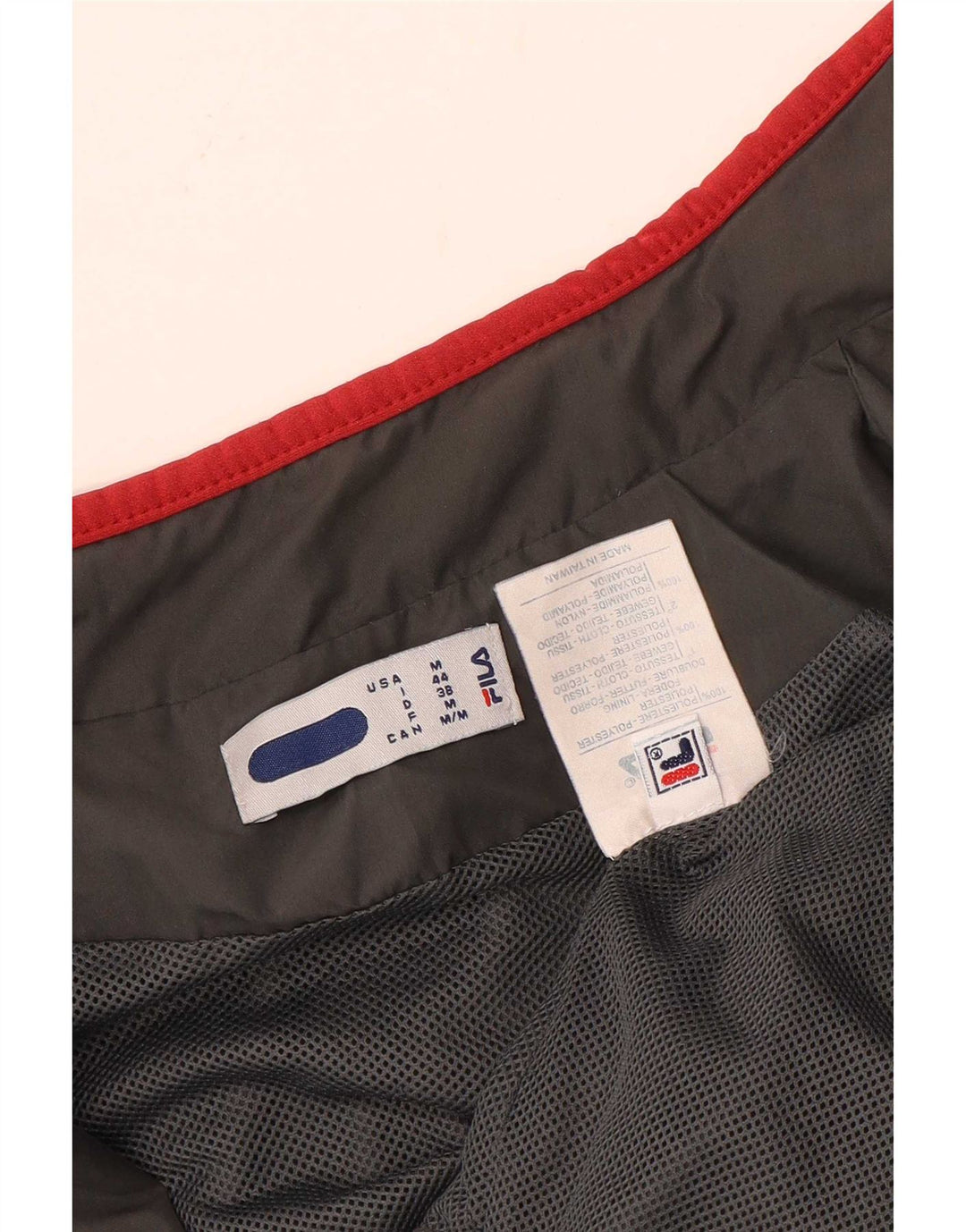 Fila Veste de Survêtement Homme Gris Moyen Polyester