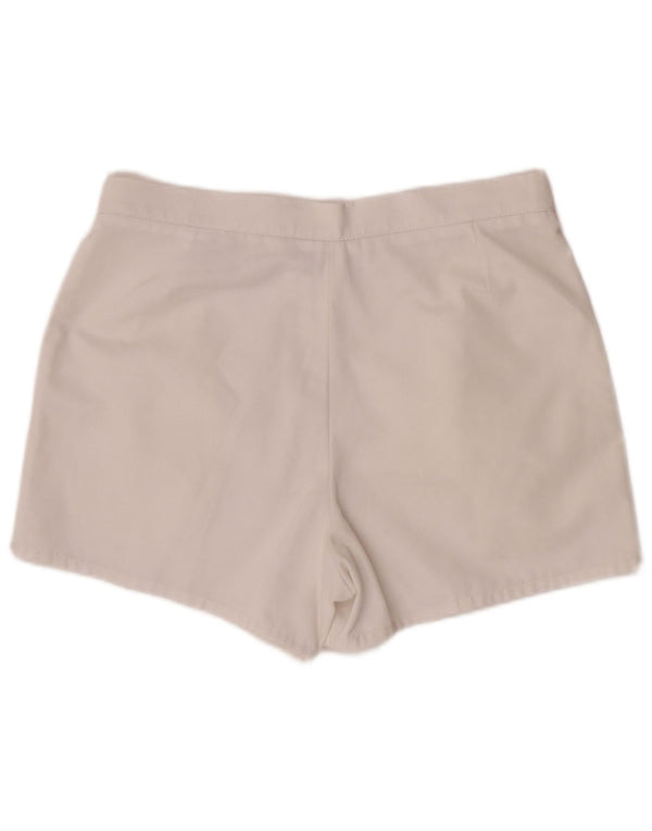 Lacoste Short décontracté pour homme W30 petit polyester blanc
