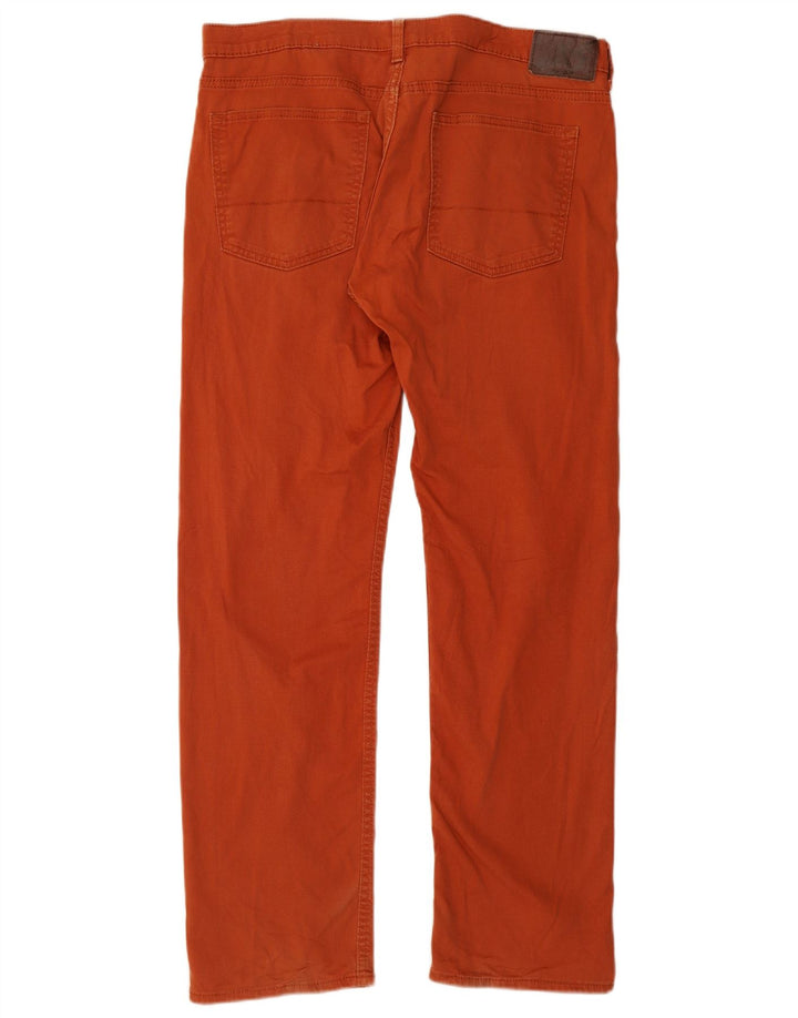 DOCKERS Pantalon décontracté droit pour homme W32 L32 Marron Coton