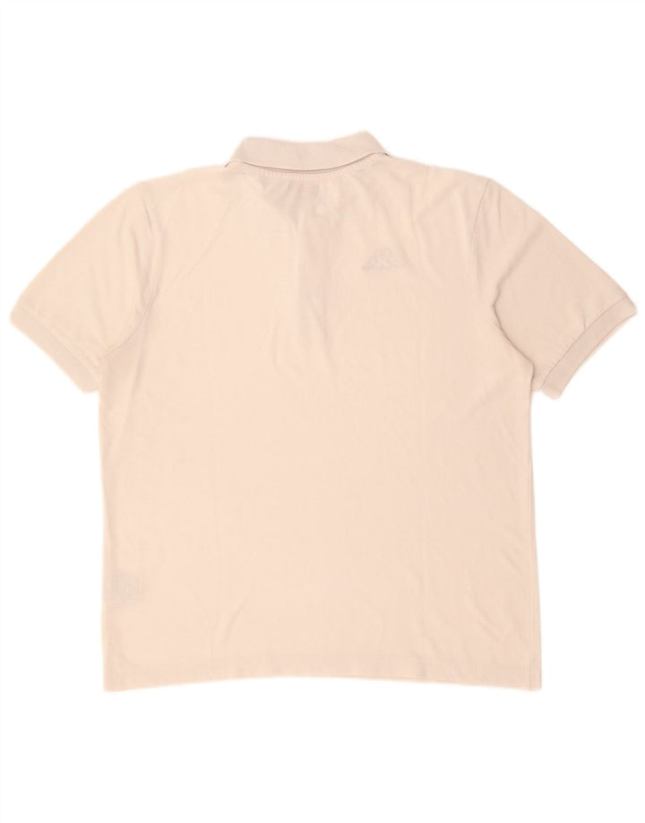 Kappa Polo Homme Blanc Moyen Coton