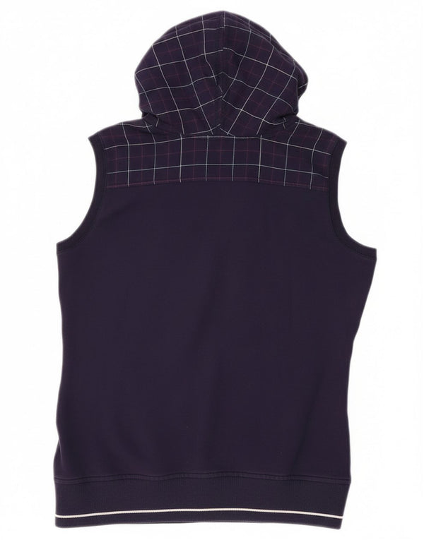 Champion Veste de survêtement à capuche pour femme UK 12 Medium Purple Check