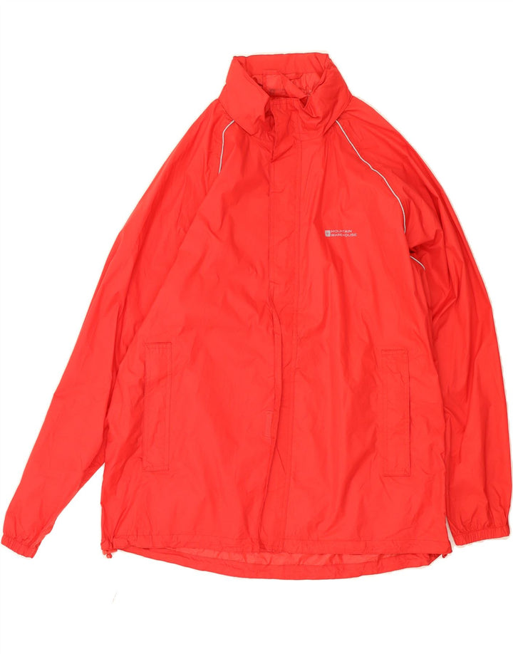 MOUNTAIN WAREHOUSE Mens Rain Jacket UK 42 XL Red Nylon Vintage Mountain Warehouse and Second-Hand Mountain Warehouse from Messina Hembry 