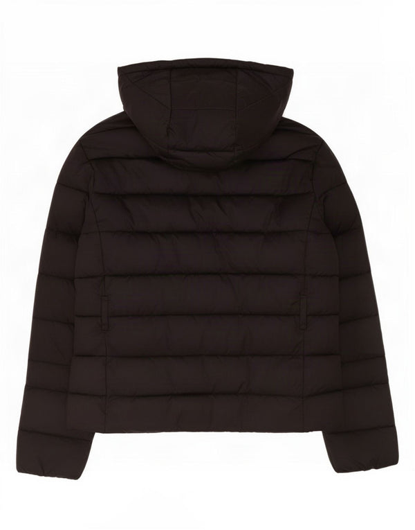 Ted Baker Veste matelassée à capuche pour femme Taille 4 Large Noir Polyamide