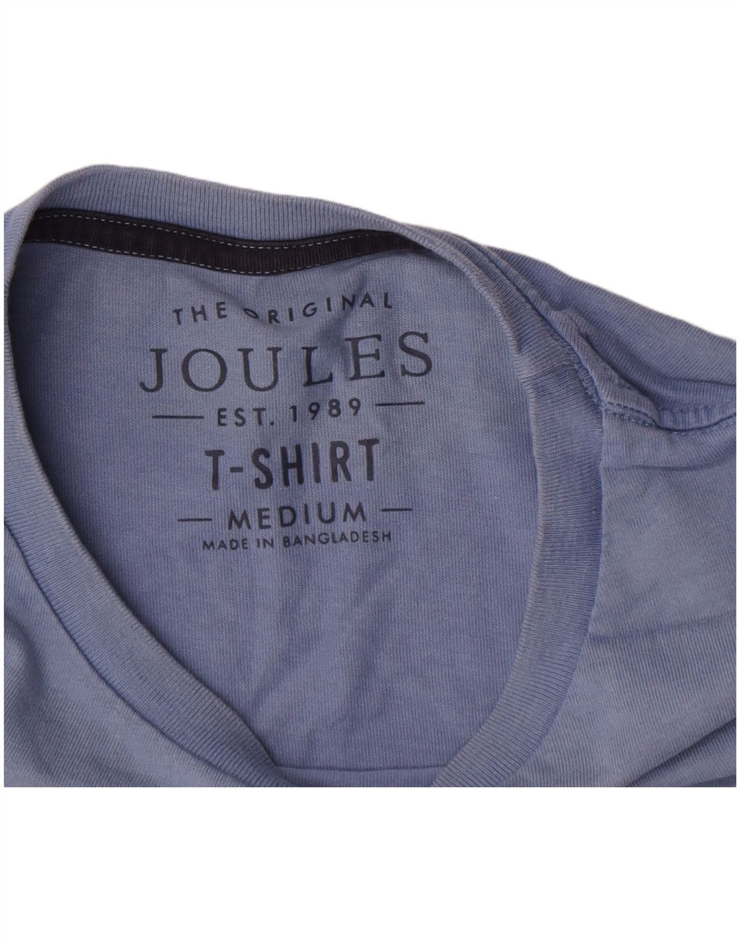 Joules T-Shirt Graphique Homme Bleu Moyen Coton