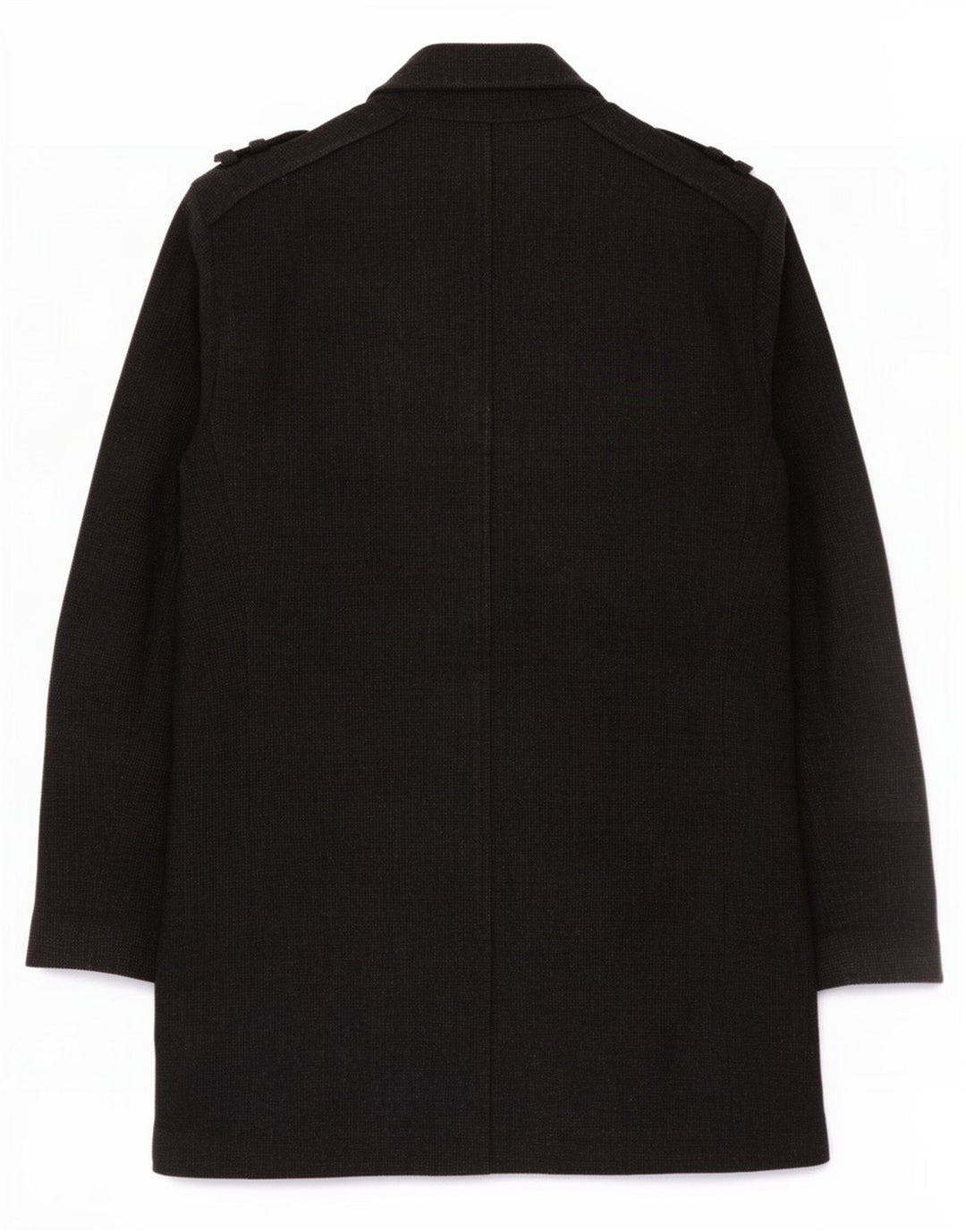 Ted Baker Pardessus militaire pour homme Taille 4 Grande laine grise