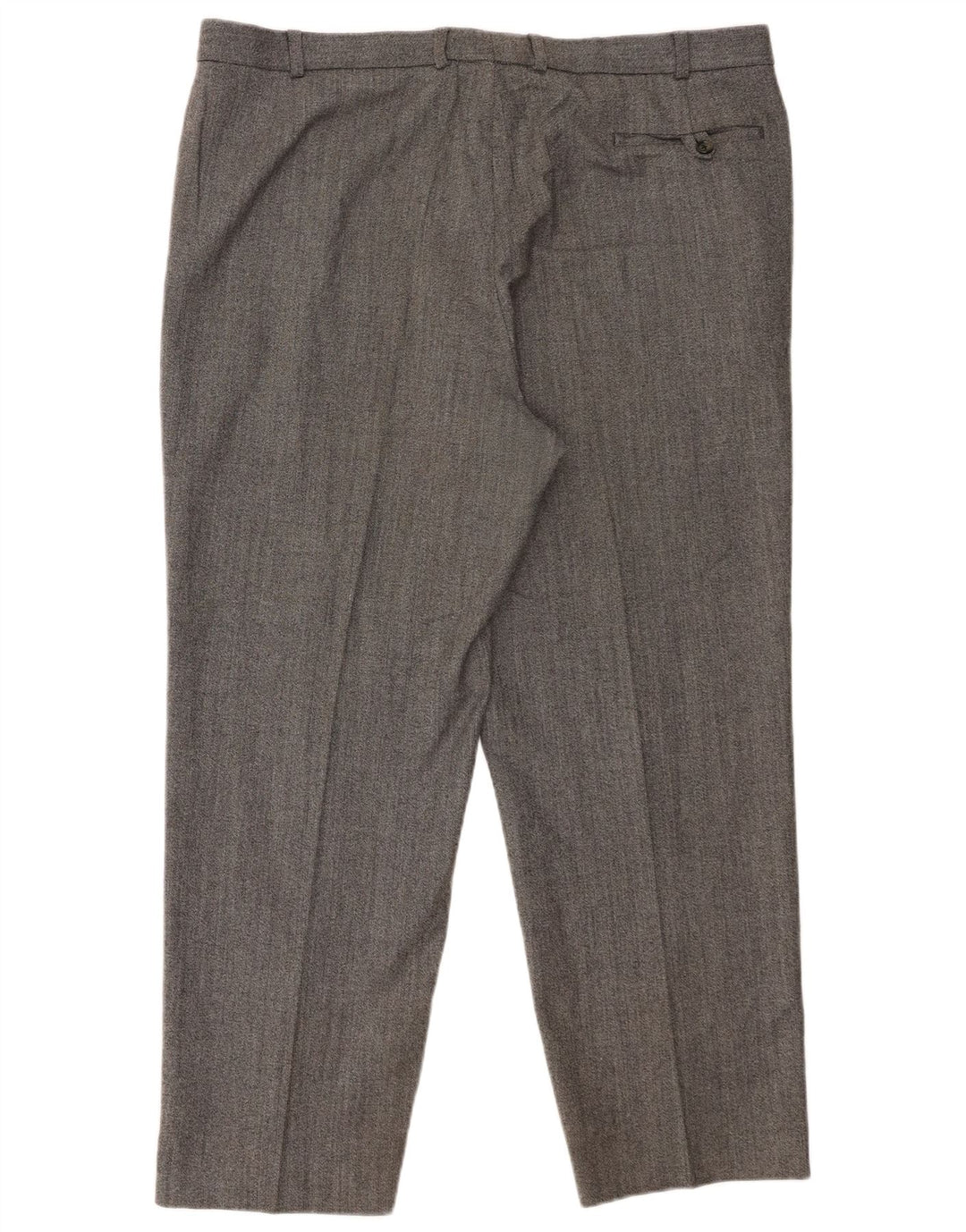 Marks & Spencer Pantalon de Costume Droit St. Michael Homme W40 L29 Gris Laine