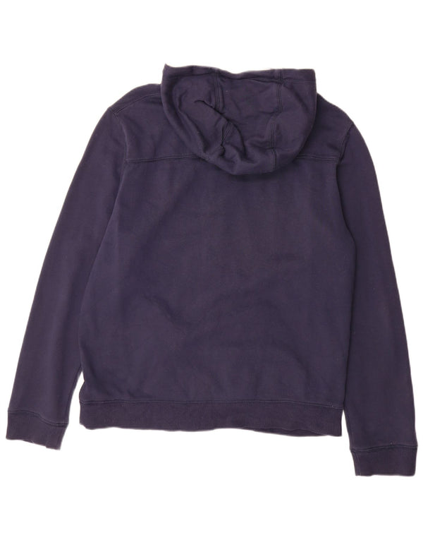 Timberland Pull à capuche zippé coupe classique XL en coton bleu marine pour homme