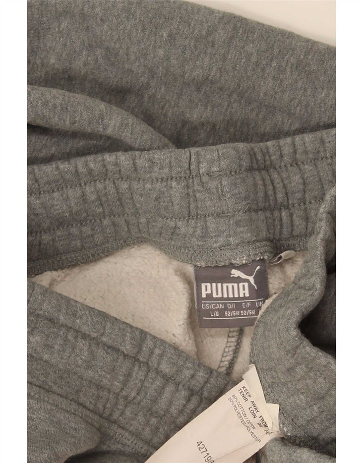 Puma Pantalon de Survêtement Homme Large Gris Coton