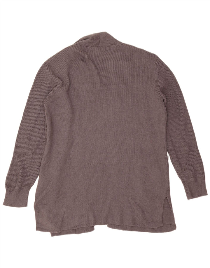Marks & Spencer Pull cardigan ouvert long pour femme UK 12 Gris moyen