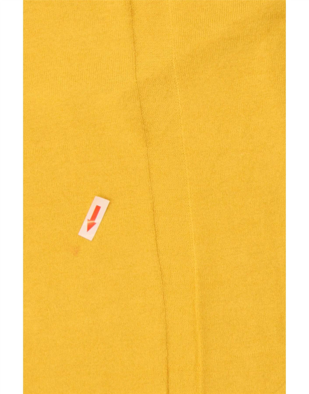 Jigsaw Femme Top Manches Longues UK 10 Petit Jaune Polyamide