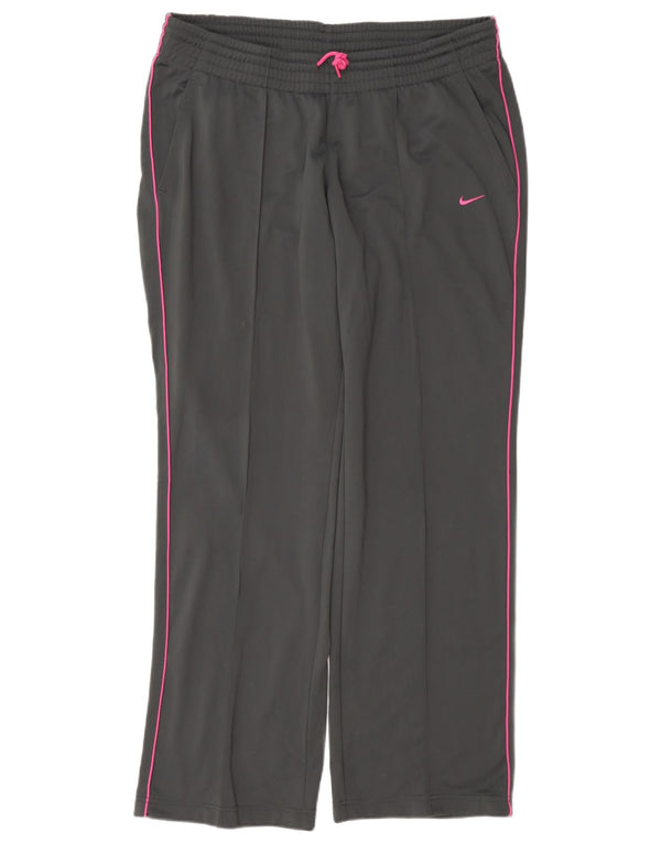 Pantalon de survêtement Nike Femme UK 16/18 Large Gris Polyester