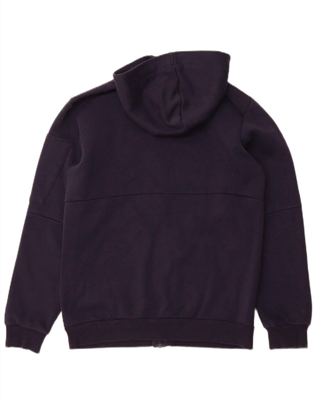 ADIDAS Pull à capuche zippé pour homme Petit coton bleu marine