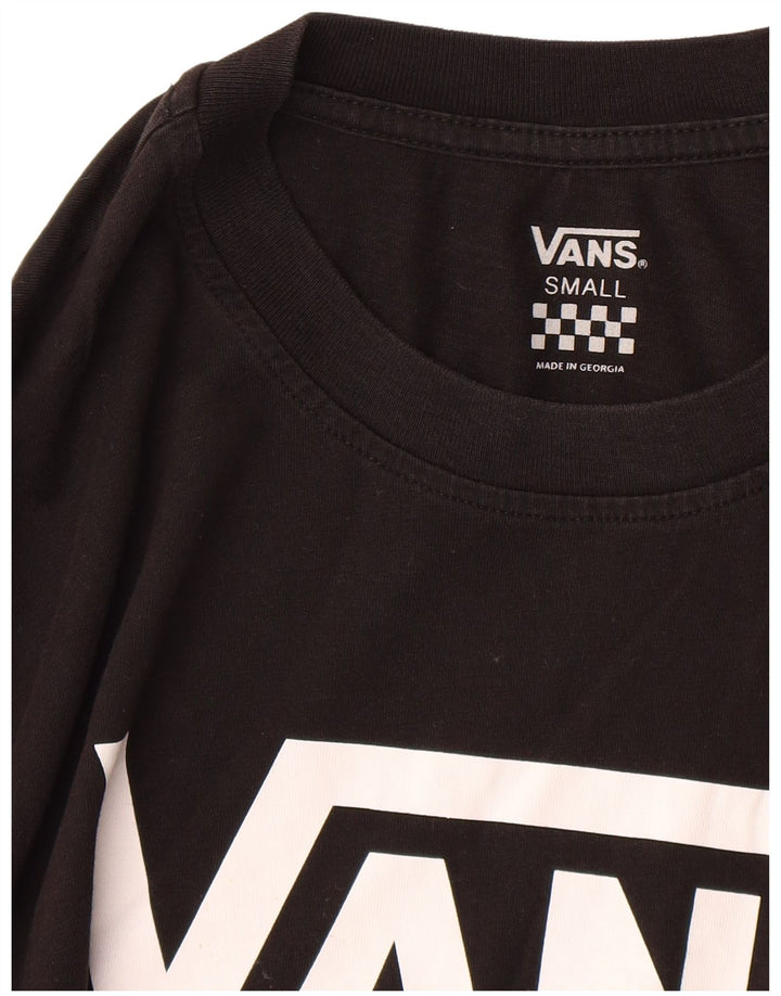 VANS Mens Graphic Top Long Sleeve Small Black