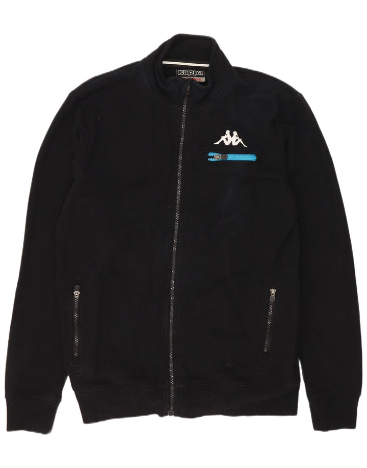 Kappa Veste de Survêtement Homme XL Noir Coton