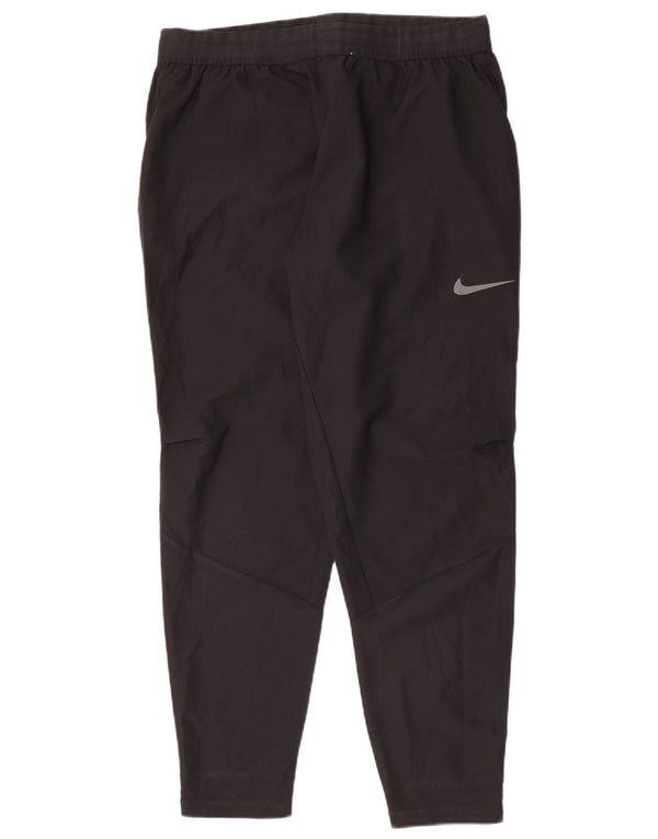Nike Pantalon de survêtement Dri Fit pour homme Taille L Noir Polyester