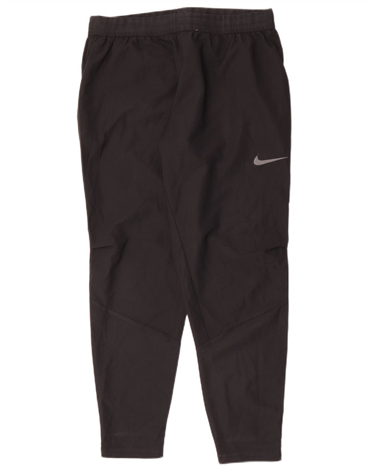 Nike Pantalon de survêtement Dri Fit pour homme Taille L Noir Polyester