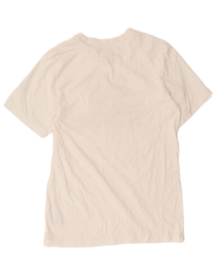 Nike T-shirt graphique pour hommes, petit, en coton blanc