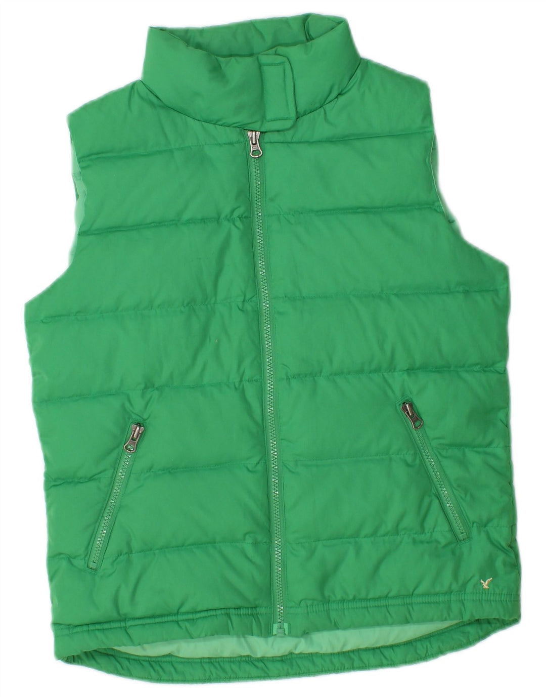 American Eagle Outfitters Gilet rembourré pour femme UK 10 Petit Vert Polyester