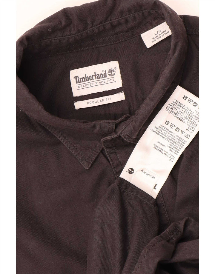 Timberland Chemise Regular Fit Homme Grand Gris Coton