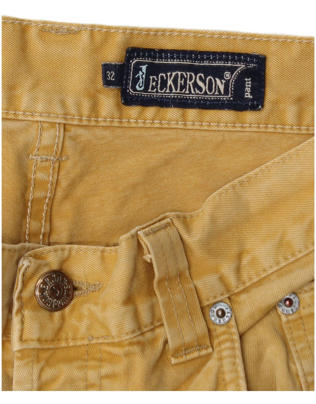 Jeckerson Jean Slim Homme W32 L32 Jaune