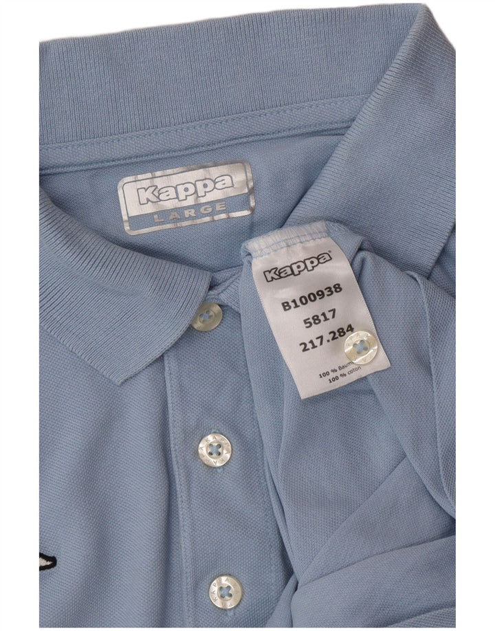 KAPPA Polo Homme Grand Bleu Coton