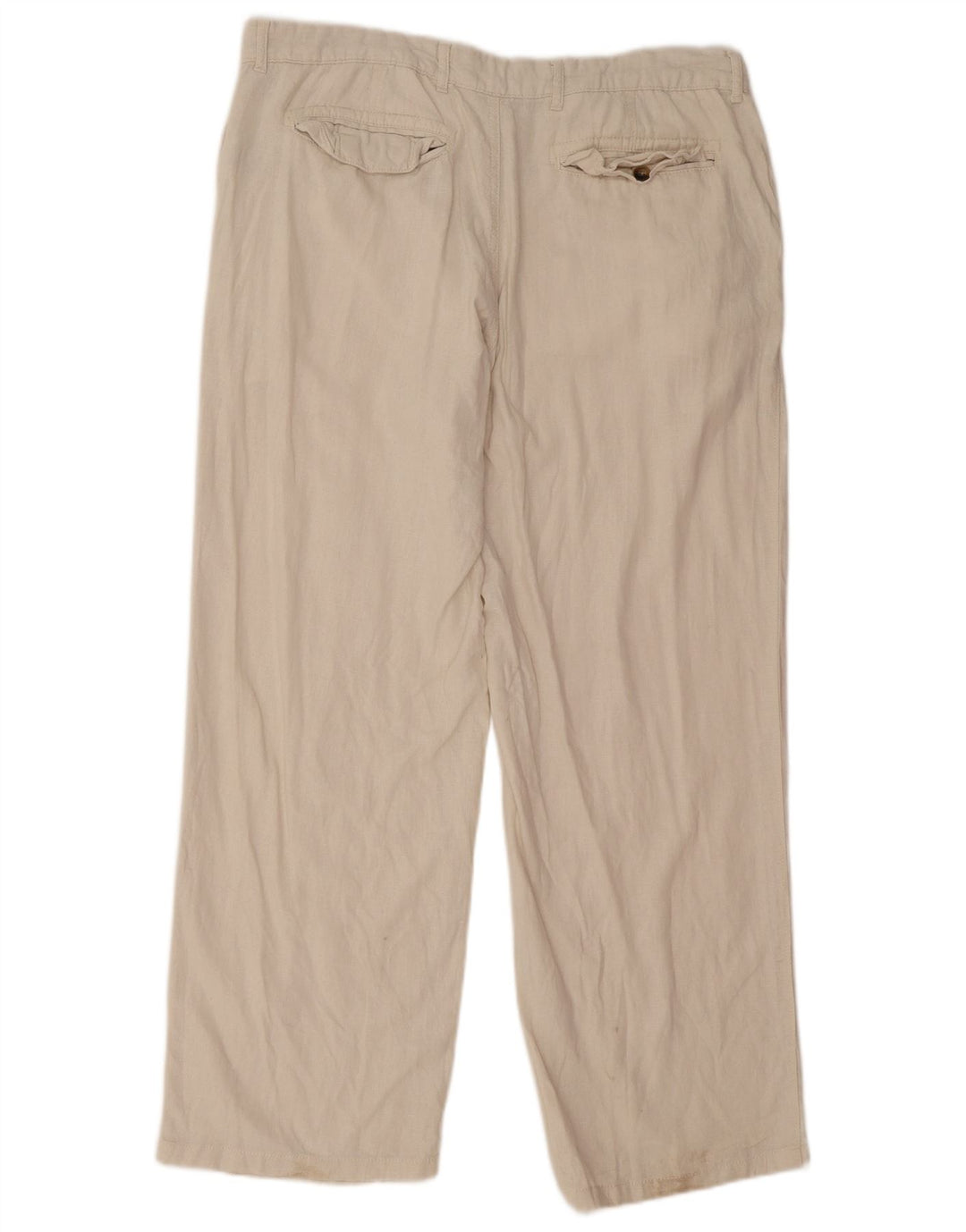 Marks & Spencer Pantalon Chino Droit Regular Homme W38 L31 Blanc Cassé