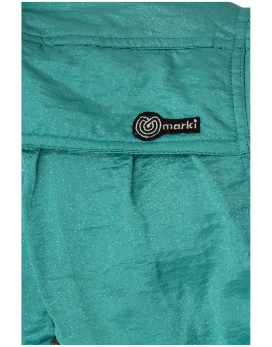 Combinaison de ski femme vintage IT 44 Medium Turquoise Polyamide Rétro