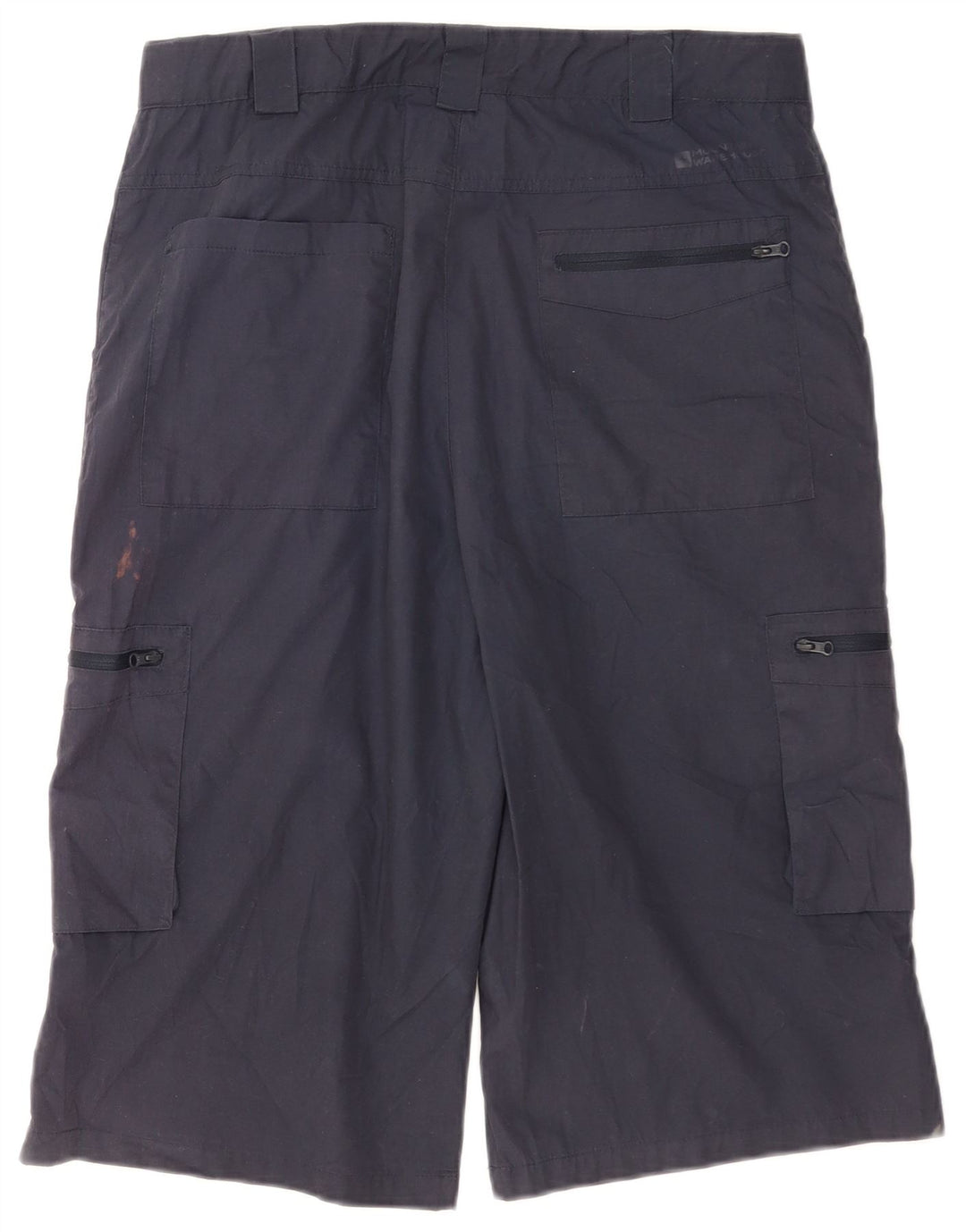 Mountain Warehouse Bermuda Cargo Homme W32 Bleu Marine Moyen Polyester