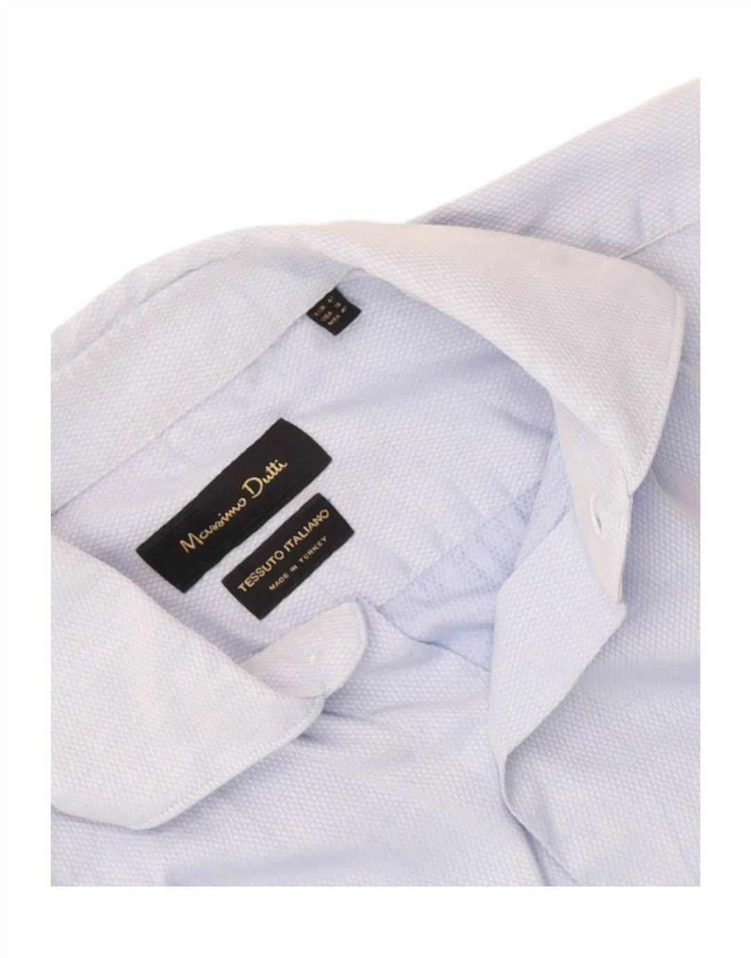 Massimo Dutti Chemise Homme Taille 41 Bleu Moyen Argyle/Diamant