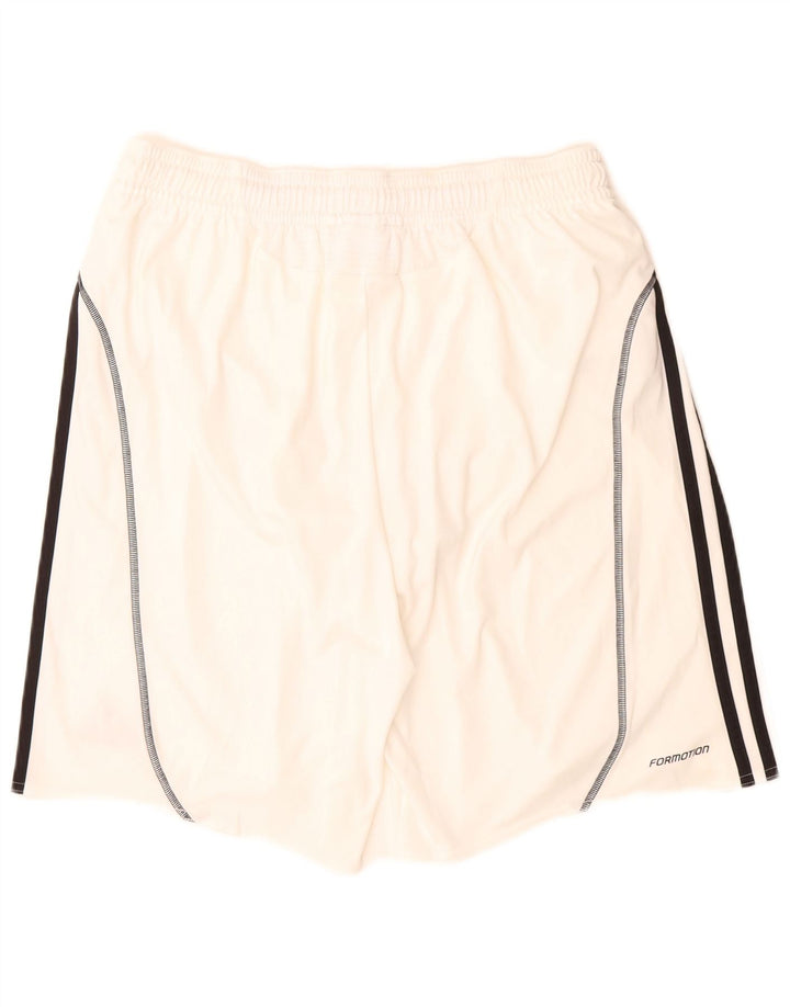 Adidas Short de sport Clima 365 pour homme, grand, blanc, polyester