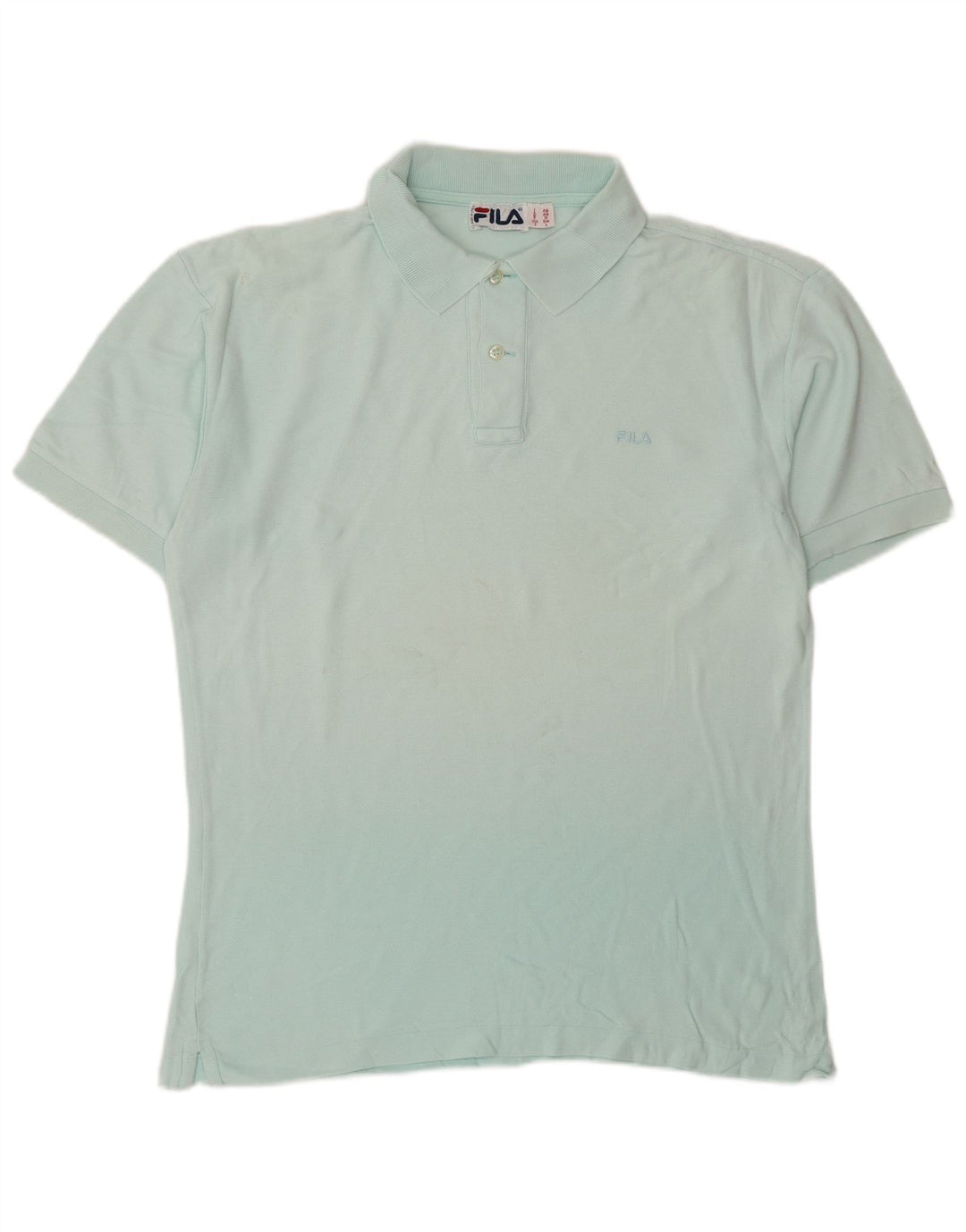 FILA Polo Homme IT 48 Bleu Moyen