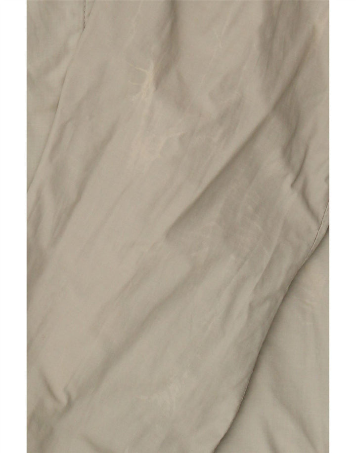 Lyle & Scott Veste de pluie à capuche pour homme UK 36 Small Beige Nylon