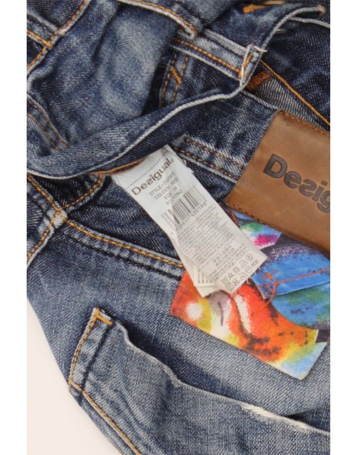 Desigual Jean droit W30 L33 bleu coton homme