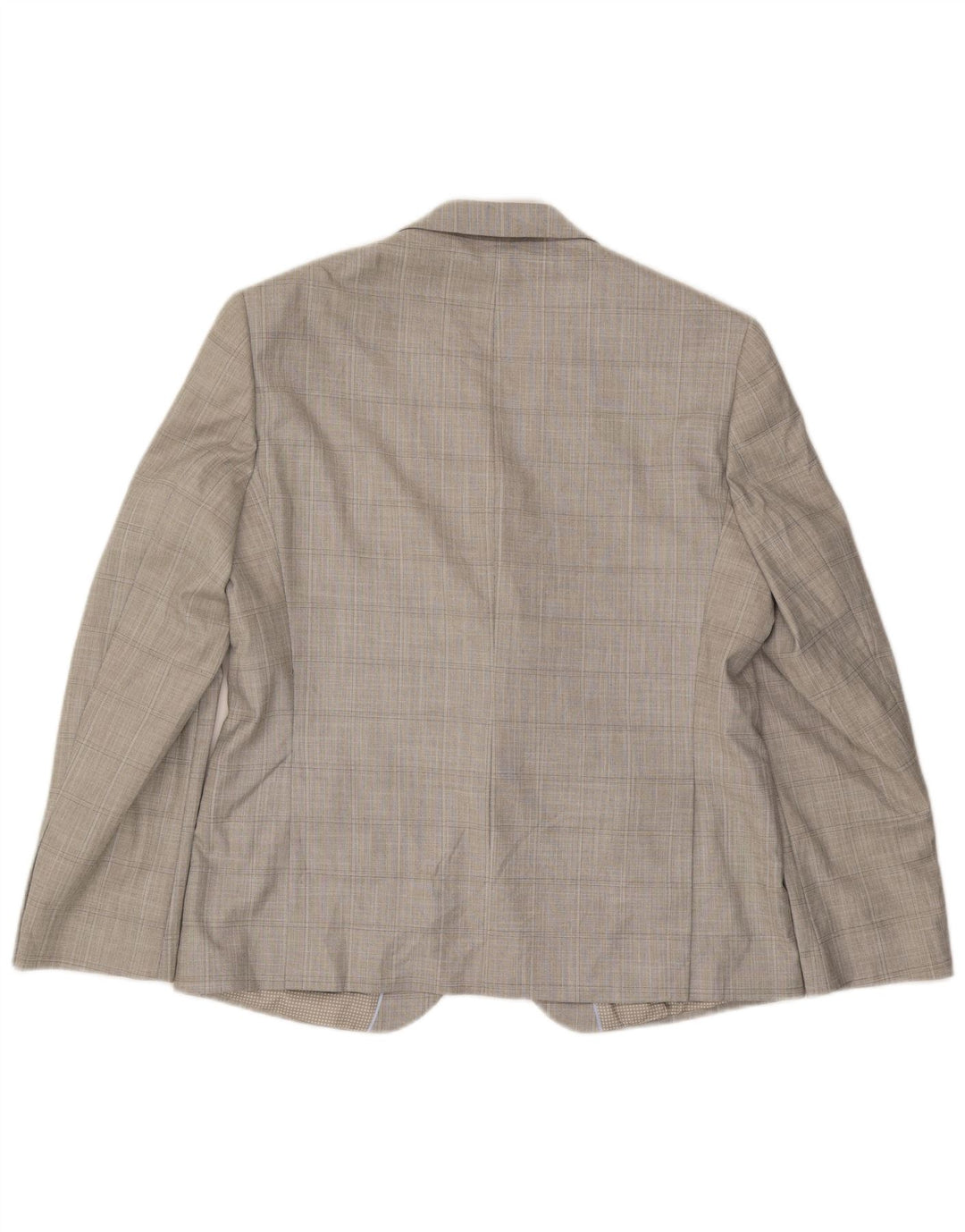 Marks & Spencer Veste blazer sur mesure à 2 boutons pour homme UK 42 Grand carreaux gris