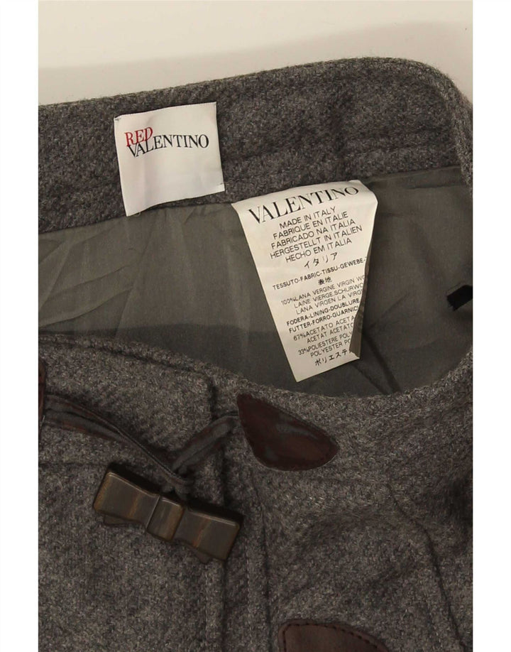 Mini Jupe Portefeuille Femme Valentino Medium W30 Gris Laine Vierge