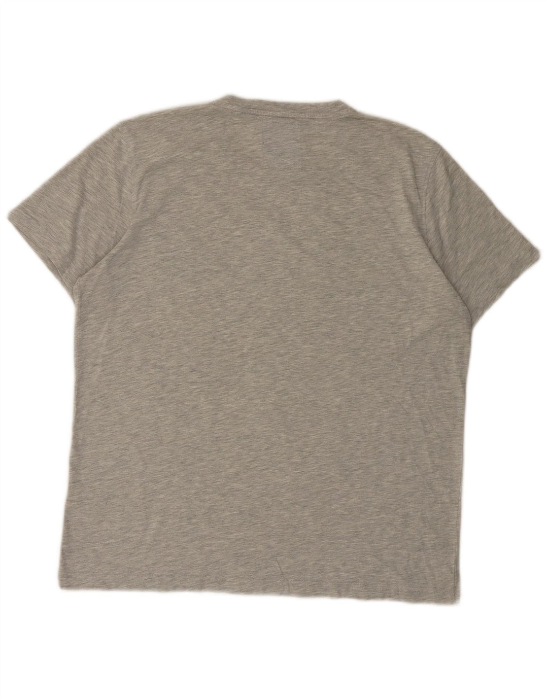 CREW CLOTHING T-Shirt Homme Haut Large Gris Coton