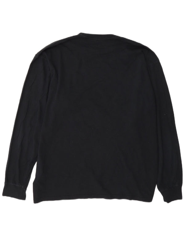 Vans Haut graphique coupe classique à manches longues XL en coton bleu marine pour homme