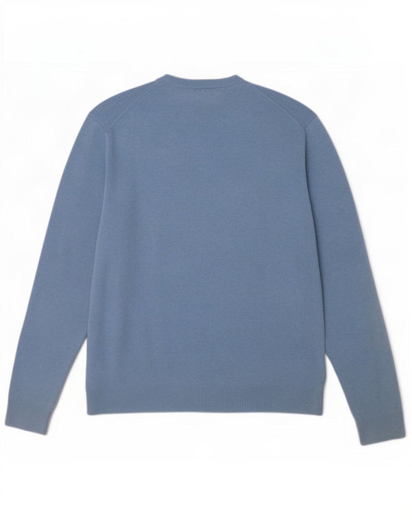 Tommy Hilfiger Pull col V pour homme 2XL Bleu Coton