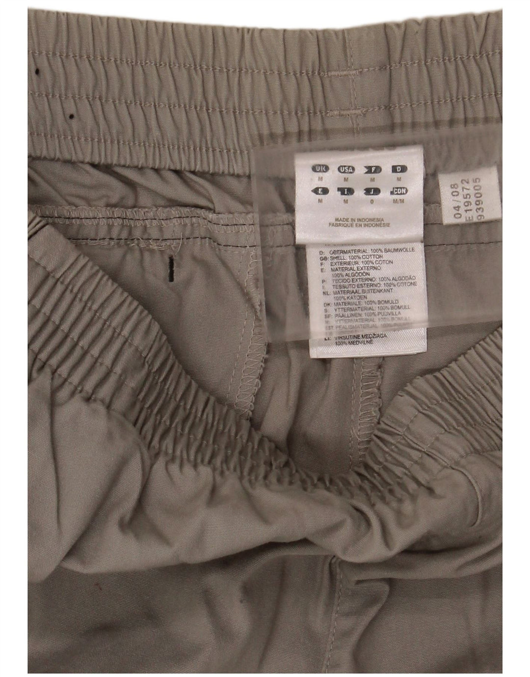 Adidas Short de Sport Homme Gris Moyen Coton