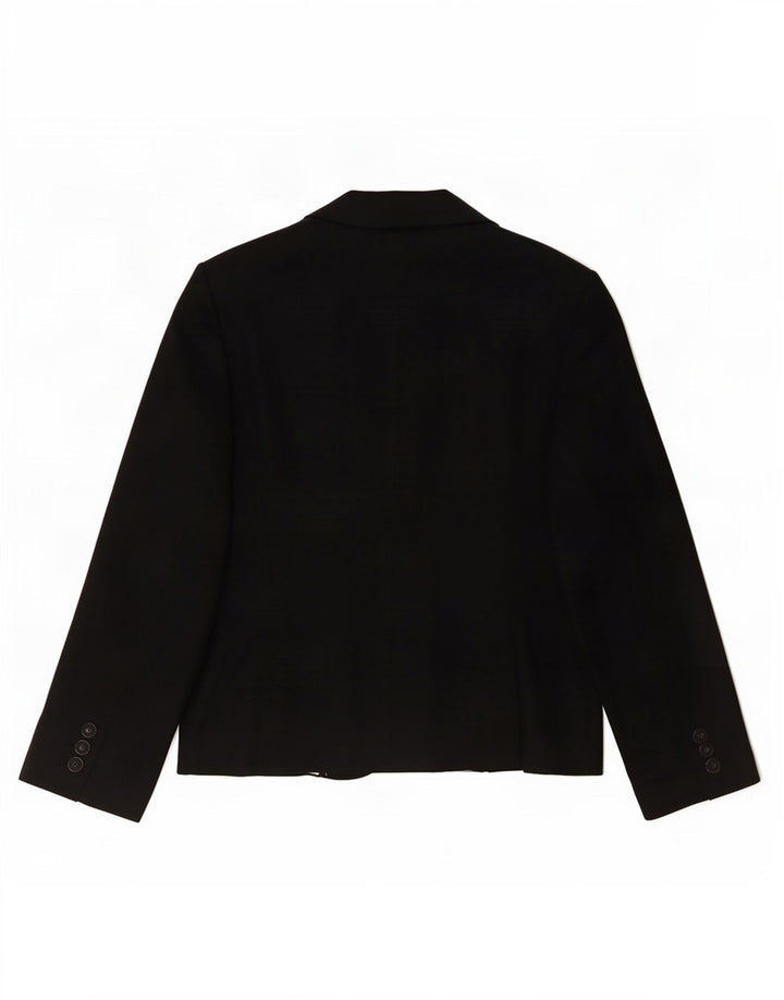 Marks & Spencer Veste blazer à 5 boutons pour femme UK 18 XL Noir Polyester
