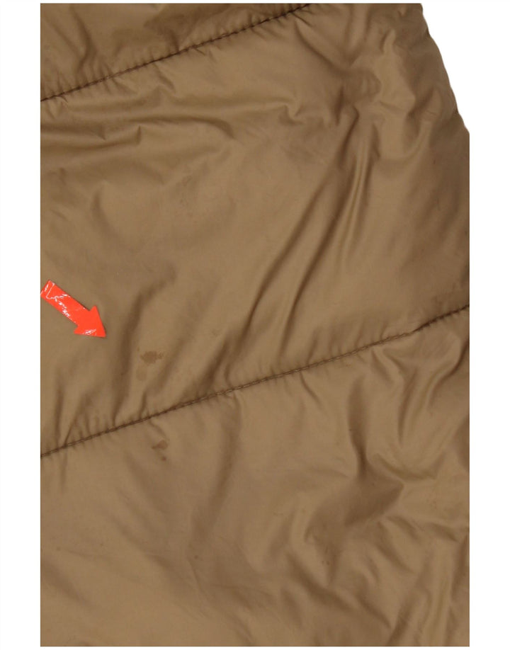 Zara Veste matelassée à capuche pour homme UK 36 Small Beige