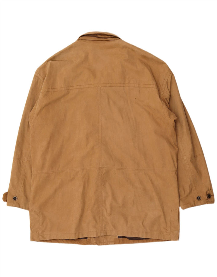 B.S.M Manteau Homme UK 48 4XL Nylon Beige