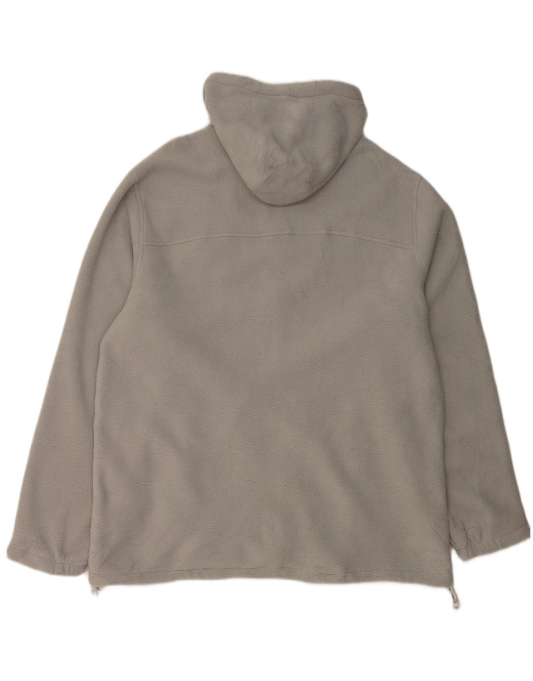 Reebok Veste polaire à capuche pour homme UK 42 XL Gris Polyester