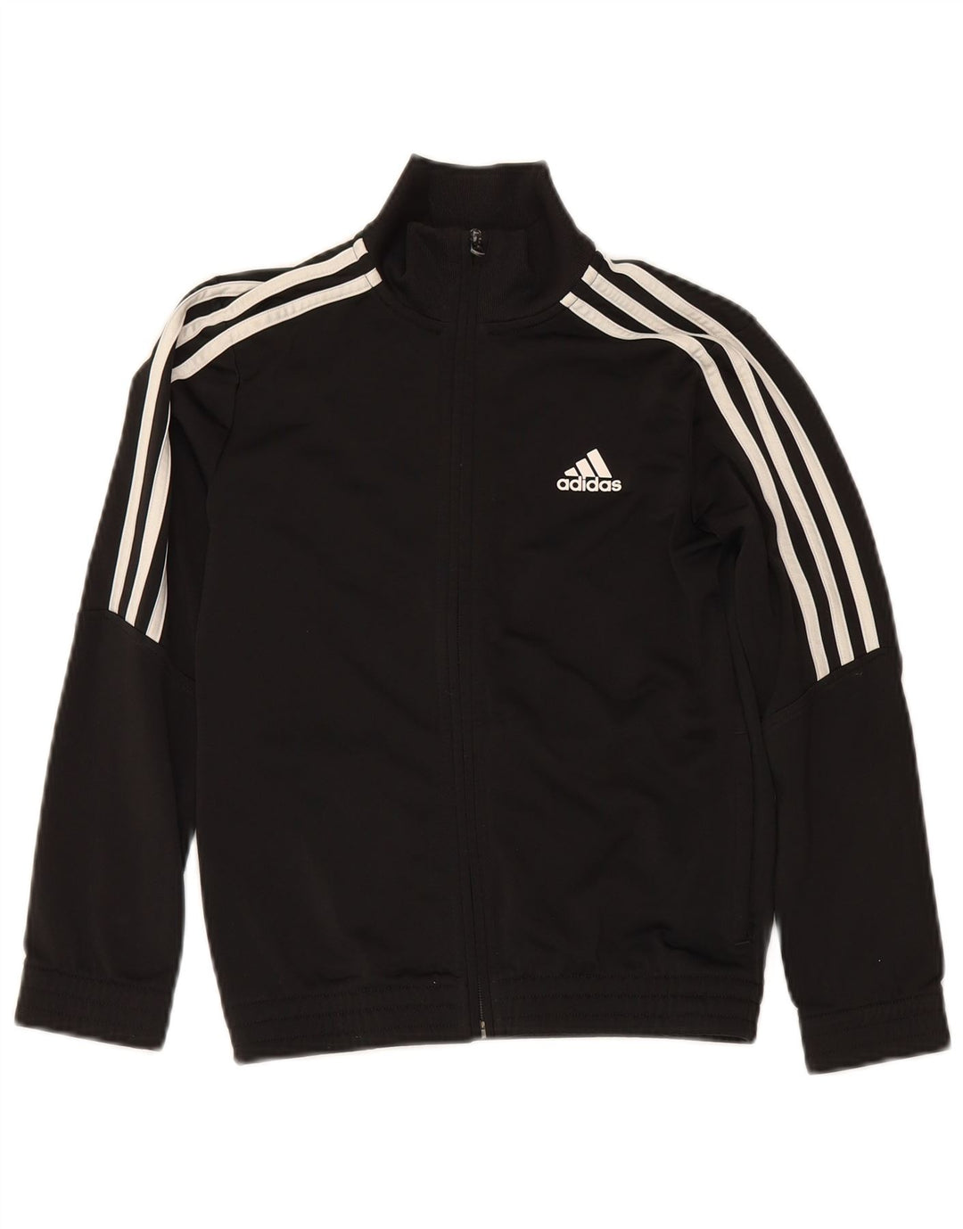 Veste de survêtement Adidas Garçon 9-10 ans Noir Polyester