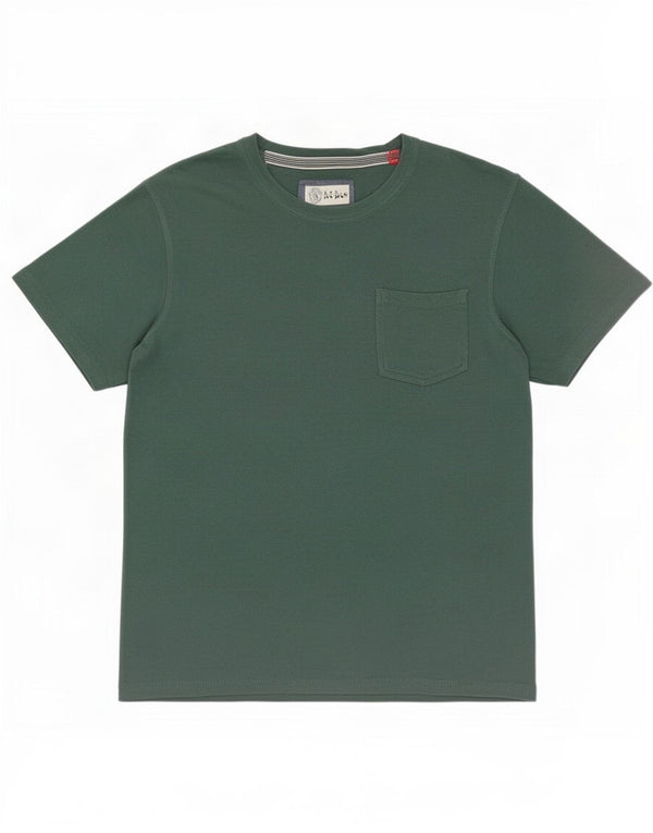 Fat Face T-Shirt Homme Haut Large Vert Coton